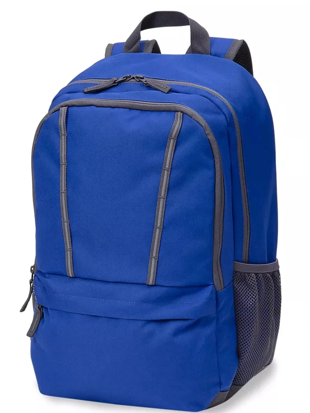 NEW Lands' End Kids' ClassMate Backpack in the Cobalt Royal Blue & Gray